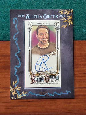 #ad #ad 2025 Topps Allen amp; Ginter Baseball Alexis Ohanian 25 Auto Founder Of Reddit $79.00