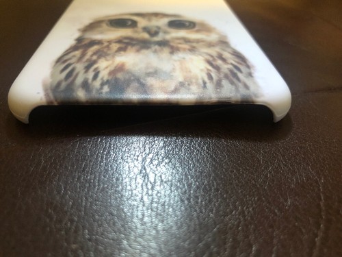 New iPhone 8 Plus Phone Case Cute White Baby Owl Hard Shell Snap On Bird - Picture 4 of 9