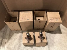 2 NOS Military Vacuum Tubes CV90 E1368 SHF EHF triode TUBE REL42 TESTED RARE