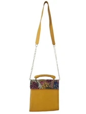 POPINJAY Women's Yellow Fin Shoulder Bag #GCSFN One Size NWT