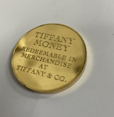 Tiffany & Co. $100 Gold Plated Tiffany Money Coin Token | eBay