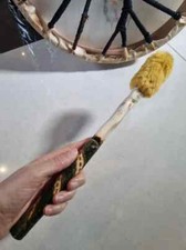 Holly wood drumbeater, dumstick for skin drums, best sounding beater on Ebay ..