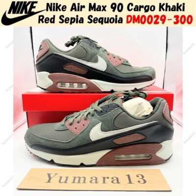 ナイキエア マックス 90 / DM0029-300 Cargo Khaki Nike Air Max 90 Cargo Khaki Red Sepia Sequoia DM0029-300 Men's
