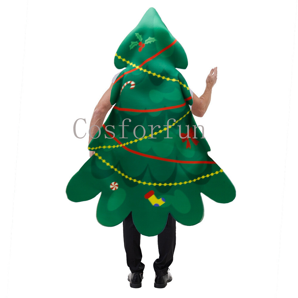 Christmas Tree Costume Cosplay Adults Funny Clothes for Masquerade Xmas