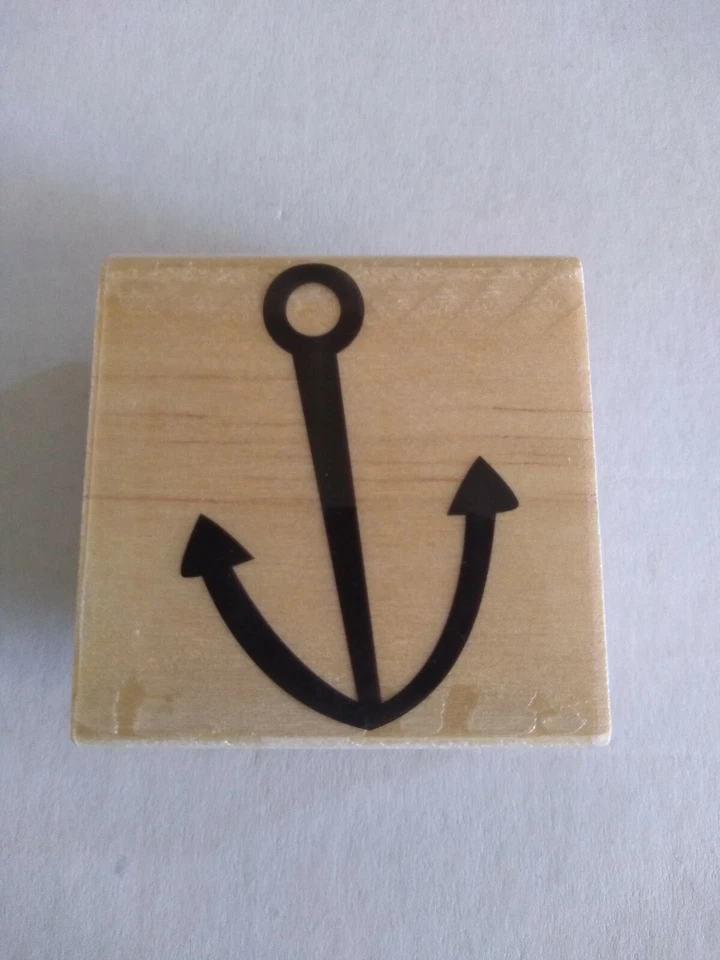 Guardanapos Ocean Fun placa vermelha 2 carimbos de borracha âncora capitão veleiro navio Deco - Imagem 2 de 4