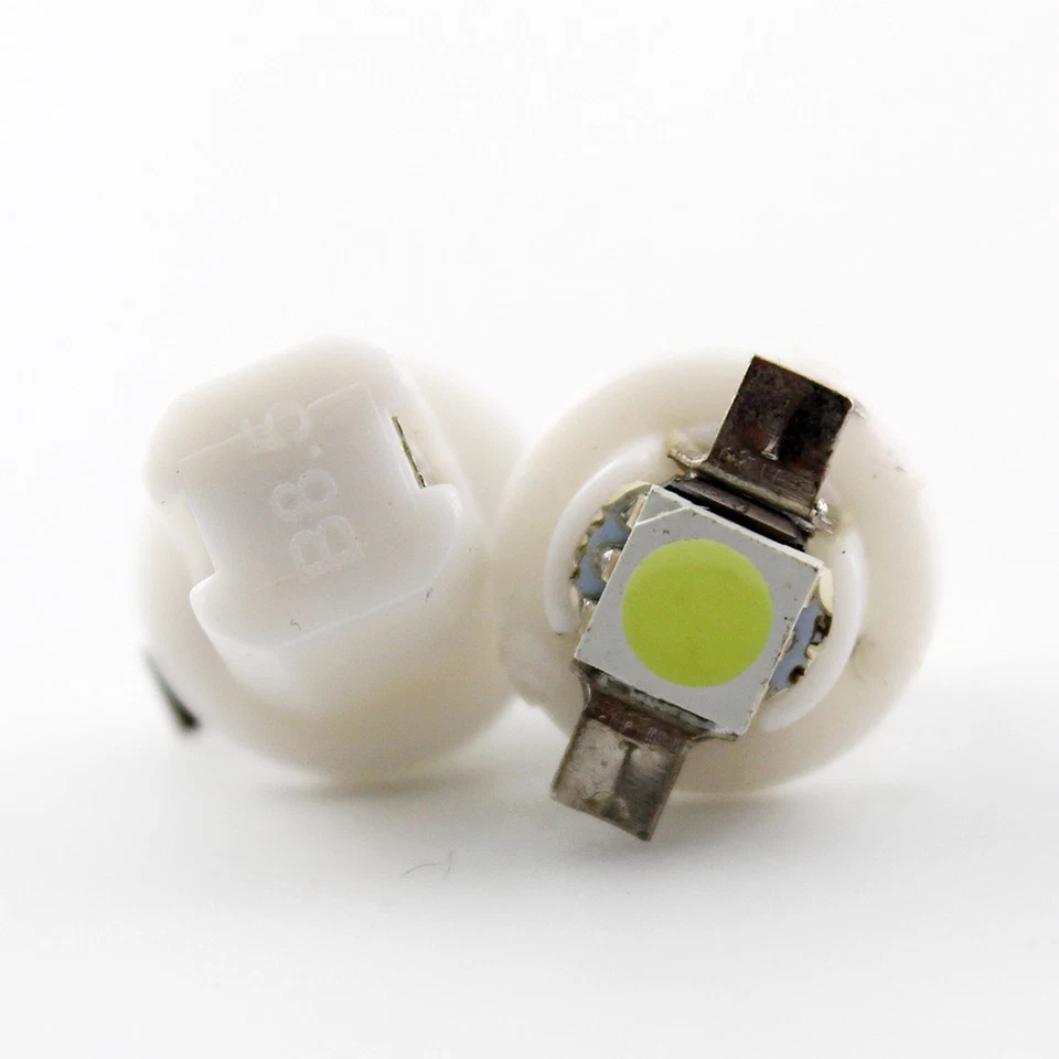 100Pcs B8.5 T5 Car Gauge 5050 1SMD LED Dashboard Instrument Panel Light Lamp 12V - Image 3 of 4