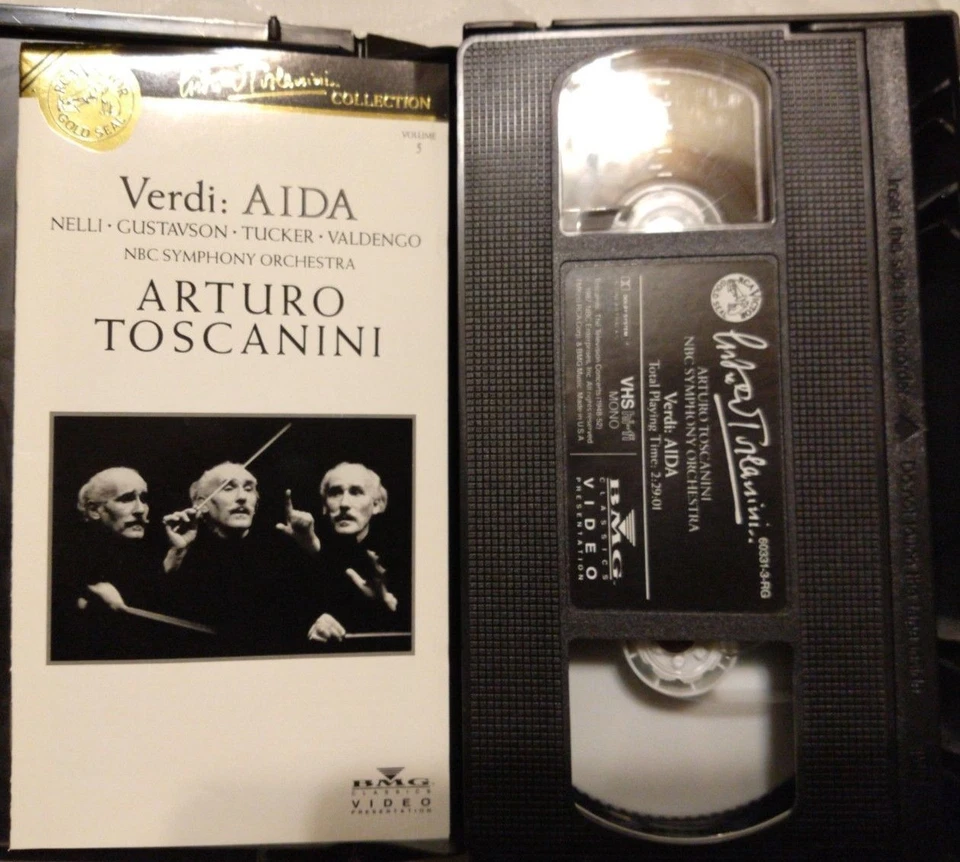 V. 5: Verdi - Aida (VHS, 1990) ARTURO TOSCANINI - Image 3 of 3