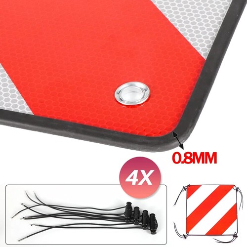 Warning Sign Warning Sign Italy Spain 50x50cm 2 in 1 Reflective Bike Carrier - Picture 3 of 19