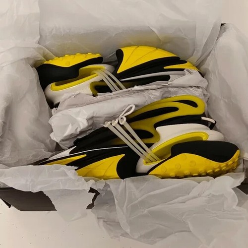 Balmain Men's Unicorn Blk/Green Low-Top Chunky Sneakers - EU44/US11 - Picture 11 of 12