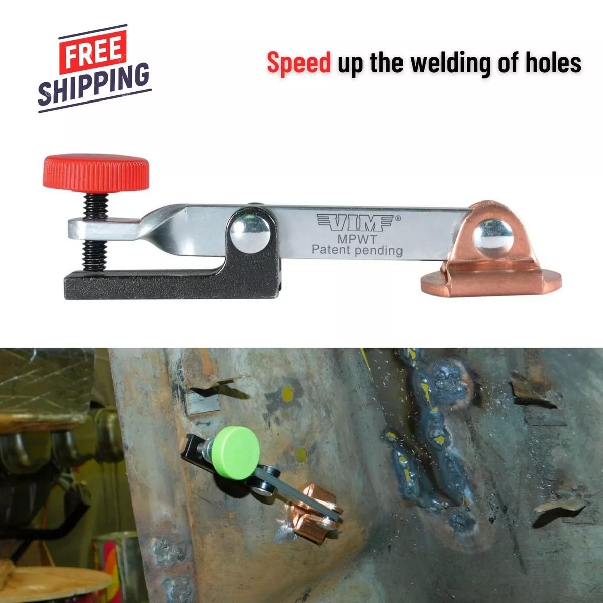 Magnetic Plug Spot Welding Tool for Filling Hole Auto Bodywork