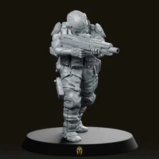 Jett Techno Guard Cyberpunk Miniature
