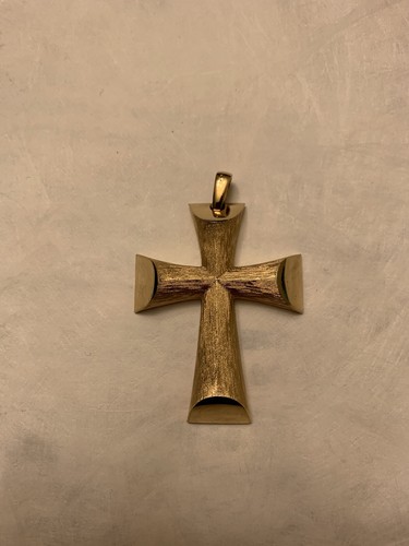 Vintage Avon Cross Pendant Gold Tone | eBay