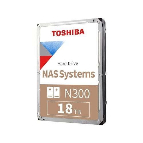 Toshiba N300 HDWG51JXZSTA 18 TB Hard Drive 3.5" Internal SATA SATA/600 Conventio - Afbeelding 4 van 6