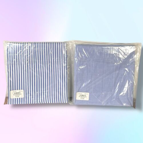 Batton Men’s Size 38 Woven Boxers 100% Combed Cotton 2 Pairs-Light Blue /Stripes - Picture 2 of 10