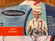 *** NEW *  SUPER FUN IMAGINARIUM YOUTH CHEF COSTUME - SIZE 3-7 YRS **
