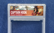 Disney Lorcana CAPTAIN HOOK Master Swordsman 214/204 Custom Slab Case