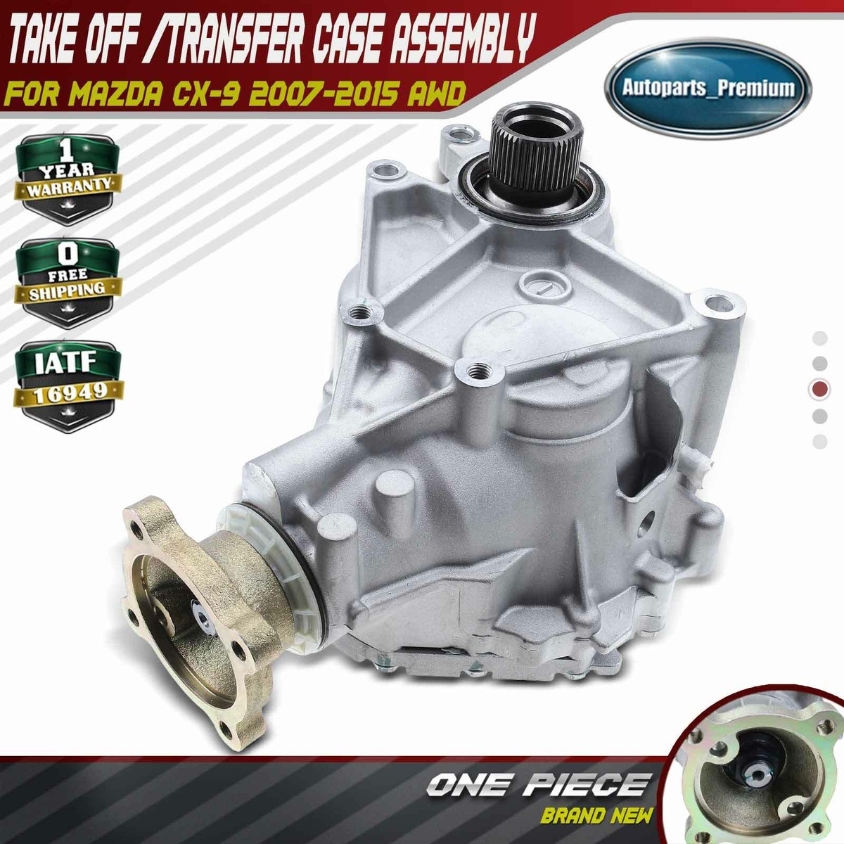 New Transfer Case Assembly for Mazda CX-9 CX9 2007-2015 3.5L 3.7L