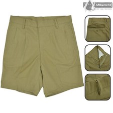 Original Italienische Armee Shorts Herren Khaki &ndash; Chino Vintage Milit&auml;r Neu