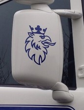 Scania Truck Griffin sticker/decal for mirrors X2 *Any Colour