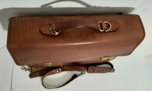 Oroton Leather Briefcase. Very Good. - Picture 2 of 5