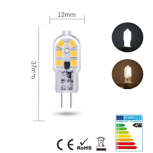 4x ZOTOO G4 LED Bulbs 15LEDs 5050SMD 10-30V DC 3W For Garden Lamp Spotlight 2 Pin