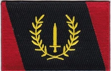 African-American Heritage Flag Embroidered Patches 3.5x2.25"