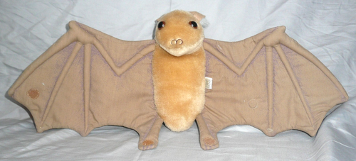 Stellaluna Bat Plush Puppet 1994 Book Character Merry Makers Stuffed Animal TAGS