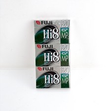 3 Fujifilm Hi8 P6-120 MP Professional Grade Hi 8 Video Cassette Tapes NEW SEALED