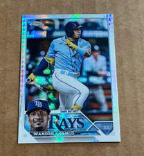 2023 Topps Chrome # 71 Wander Franco Tampa Bay Rays Baseball Card