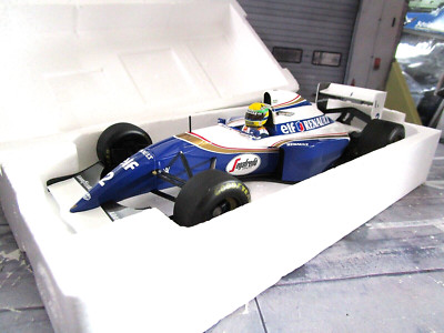 F1 WILLIAMS Renault FW16 Formel 1 San Marino dirty 1994 #2 Senna Minichamps 1:18