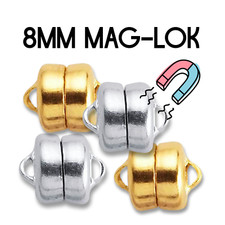 8MM MAG LOK MAGNETIC CLASPS, STRONG SMALL MAGNETS, MAGNETIC CLOSURES FOR JEWELRY
