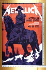 Metallica 2022 Boston MA May 29th Concert Promotional Poster 24X36 NEW MEBM Metallica 2022 Boston MA May 29th Concert Promotional Poster 24X36 NEW MEBM