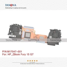 New M17047-001 For HP ZBook Fury 15 G7 CPU GPU Cooling Fan Heatsink Cooler