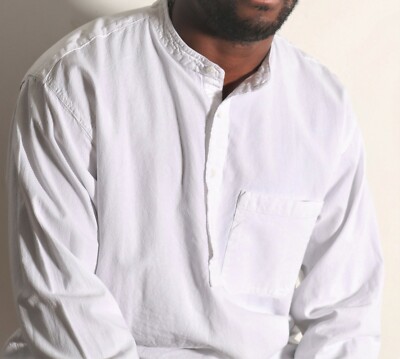 Grandad Shirts Original Collarless Shirt Company Half Button Classic 10 Colours