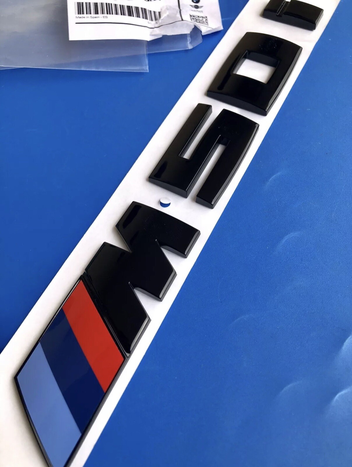 Logo 2020 BMW M50i noir sigle d'origine 51142472842 pour SUV X4 X5 X6