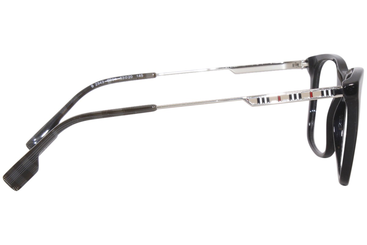 Burberry Elgin BE2343 3001 Eyeglasses Men's Black Full Rim