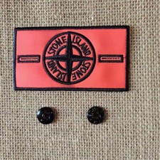 Stone Island Reflective badge 'Colour change 15c when warm' Armlet badge ButtonY