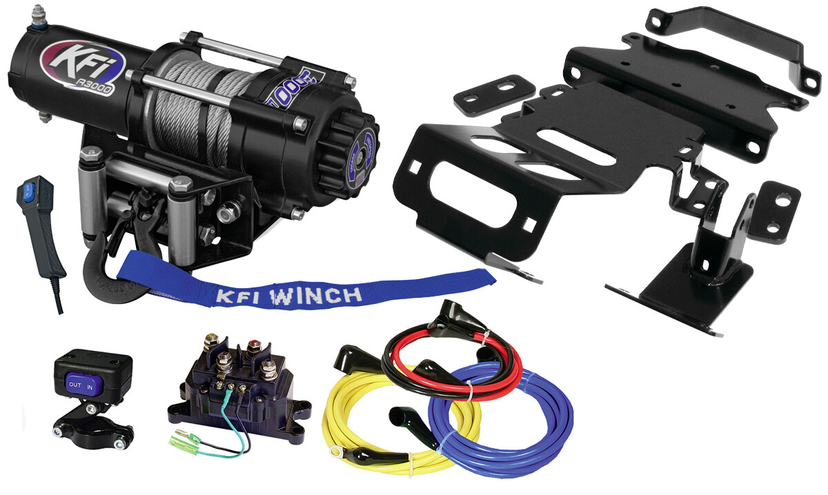 KFI A3000 winch & mount 20082012 CanAm Renegade 500, 20072011 Renegade 800 eBay