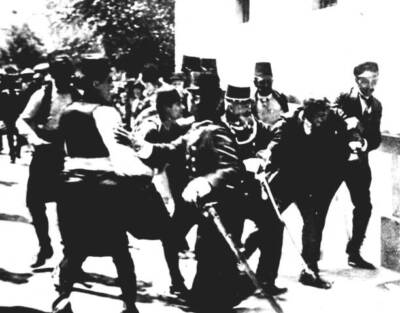 After bullets had slain Archduke Franz Ferdinand GAVRILO PRIN- 1914 Old Photo