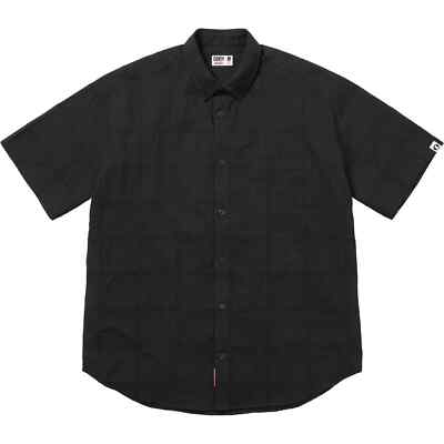 トップス L Supreme GOODENOUGH Patchwork Shirt Supreme GOODENOUGH Patchwork S/S Shirt Black | eBay