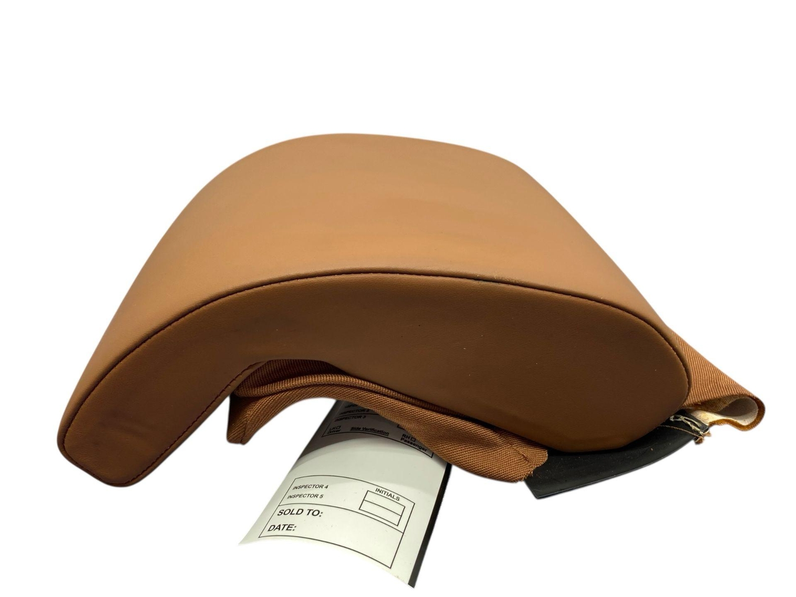 2006-2012 BENTLEY CONTINENTAL GT RH REAR CENTER SEAT HEADREST | SADDLE (99)