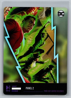 Panel 2 FOIL 2023 DC Comics Chapter 3 Shazam Trading Card EPIC Zatanna Justice 9