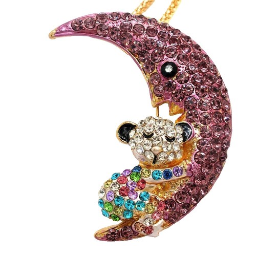 Betsey Johnson Imperial Princess Vintage Purple Crown Fox  display picture 2