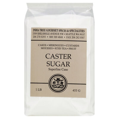 India Tree Superfine Caster Sugar 12 oz Pack of 6