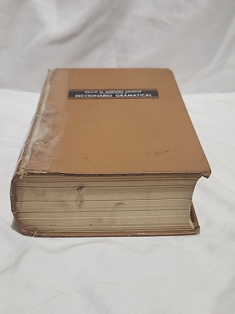 洋書 Diccionario Gramatical Emilio M. Amador Diccionario Gramatical Book Emilio M. Martinez Amador Vintage 1961