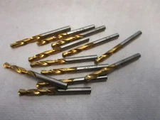 Vermont (134486) #12 TiN Finish 135° Point Screw Machine Drill Bit - 12 Pieces