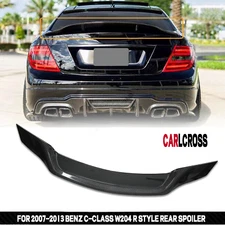 For 2007-2013 Benz C-class W204 Sedan CARBON Rear Trunk Spoiler Boot Wing