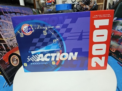 1/24 Action Funny Car of Del Worsham Firebird 2001 Checker BEAUTIFUL NICE CAR 🚗 - Picture 17 of 24