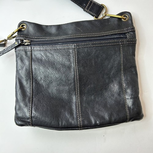 Fossil Umhängetasche schwarz weiches Leder mittelgroß Tasche Handtasche - Bild 2 von 8