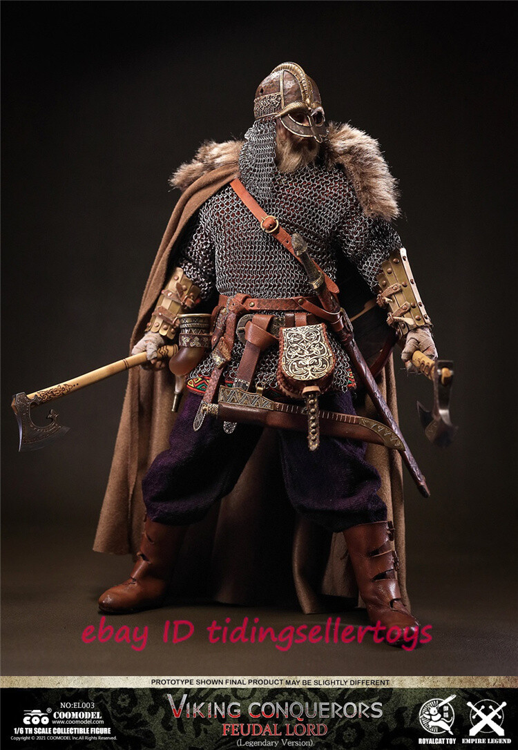 COOMODEL VIKING CONQIERORS FEUDAL LORD LEGENDARY EL003 1/6 COOMODEL VIKING CONQIERORS FEUDAL LORD LEGENDARY EL003 1/6